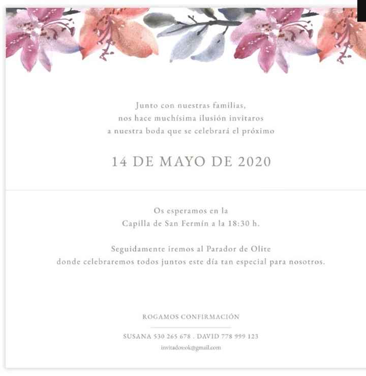 ¿Cómo es o va a ser vuestra invitación? 😃, aquí os enseño un ejemplo de la mía 😍 - 2