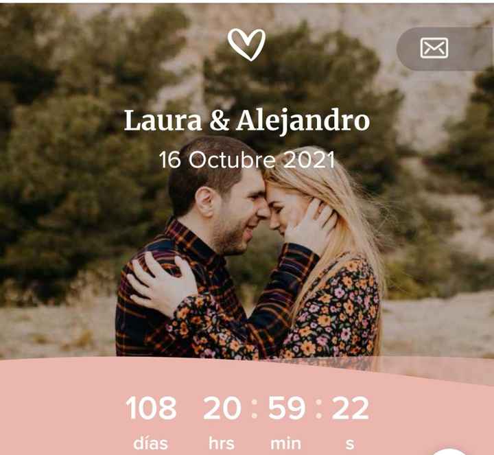 108 días ya 😍😍😍😍😍💒 👰🏼 🤵🏻 💐 💍 🎊 ❤️ 📸 - 1