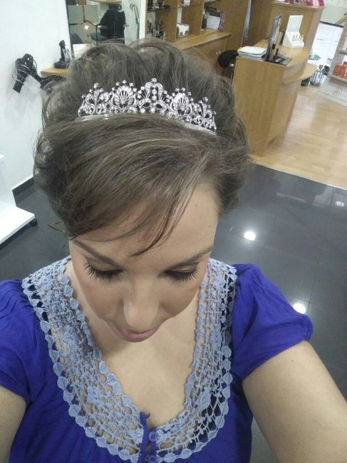 Prueba de maquillaje y peinado desastrosa - 13
