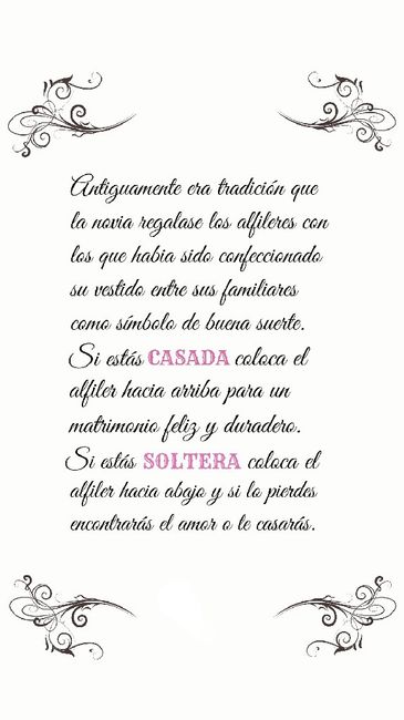 Cartelito alfileres - 1