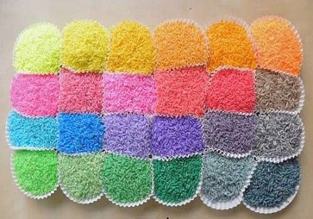 como teñir arroz para bodas