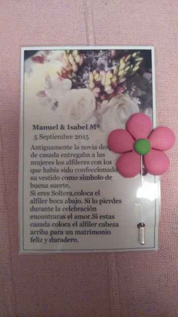 k os parece mi tarjeta y mi alfiler