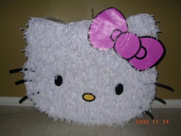 Piñata para niñas de la hello kitty