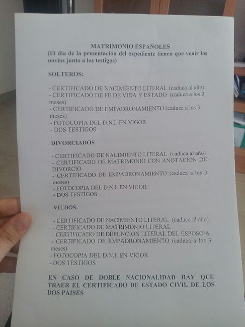 Expediente matrimonial - 1