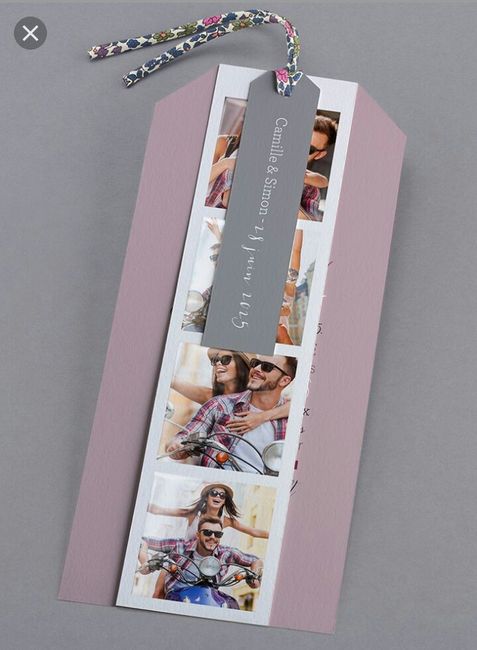 Ideas para las invitaciones de boda - 1