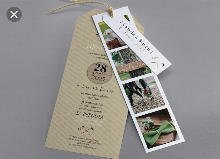 Ideas para las invitaciones de boda - 4