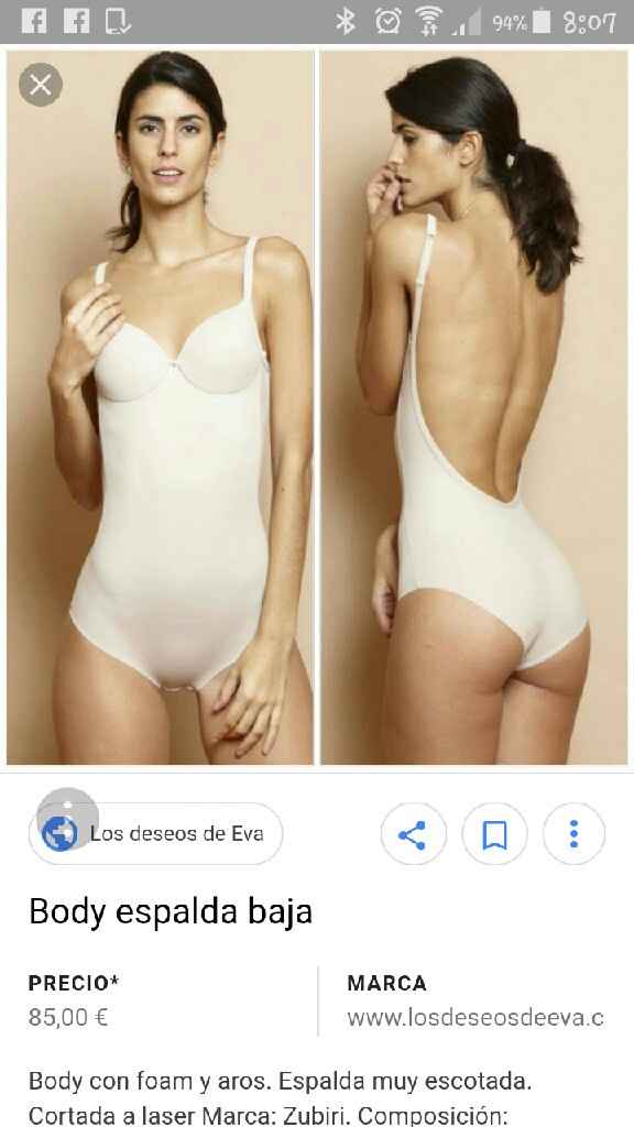  Body para un vestido de seda - 1