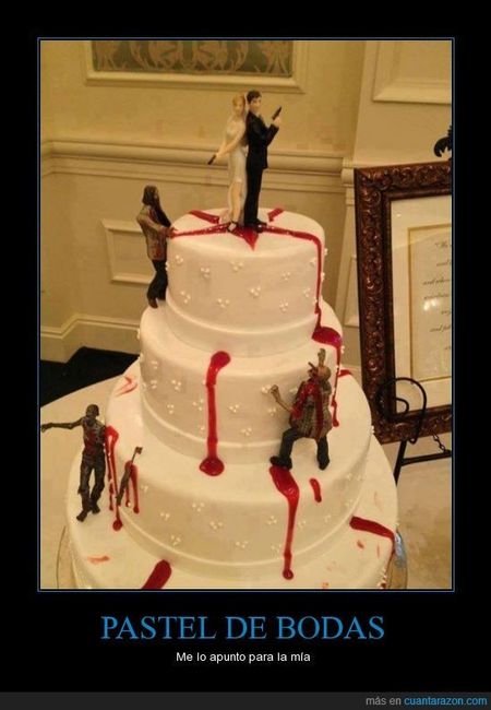 Invitación de boda de temática zombie - 2