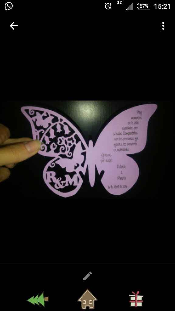 Mariposas de agradecimiento con escrito impreso!!sos - 1
