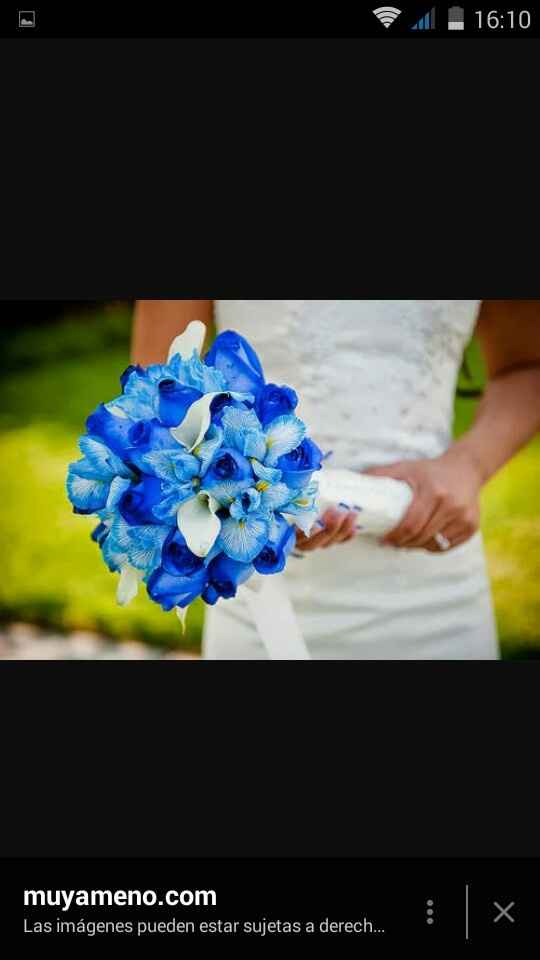 Ayuda!! elegir ramo novia azul - 2