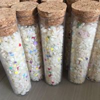 tubos arroz y confetti