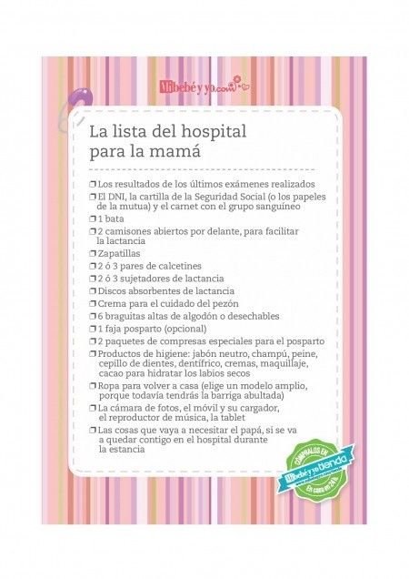 lista hospital mama