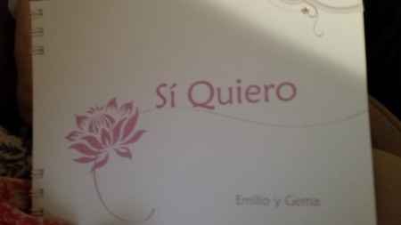 Agenda para mis damas de honor hechas por mi - 1