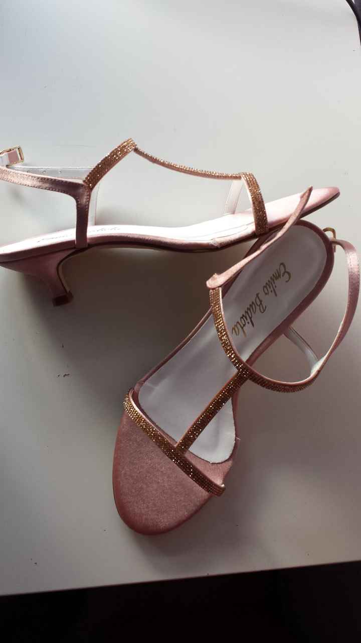 Zapatos de color rosa palo - 1