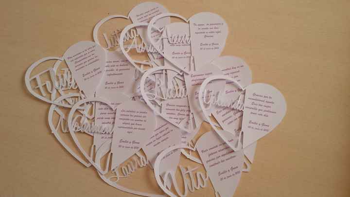 Corazones de agradecimiento