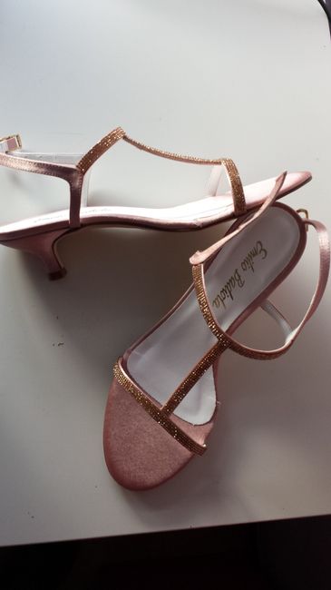 Zapatos de color rosa palo - 1