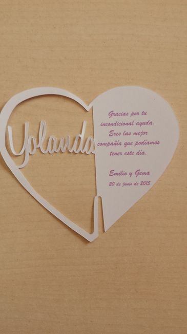 Corazón personalizado