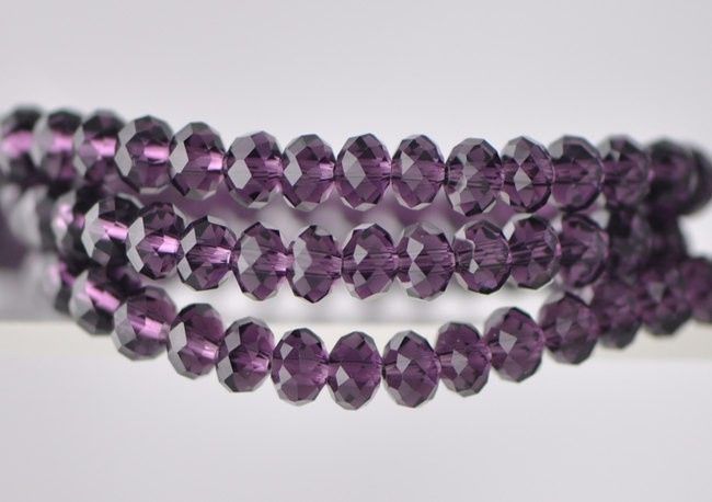 Cristal morado para tiara