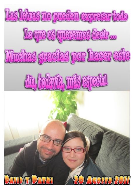Tarjeta de agradecimiento para las mujeres