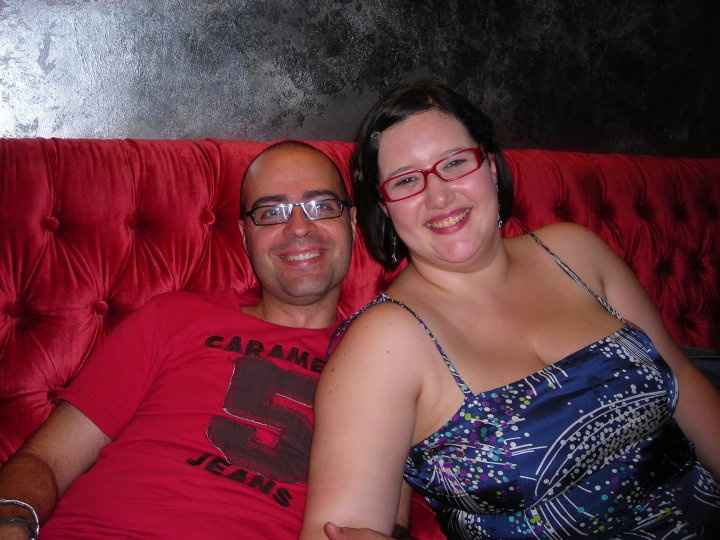 Los novios de manera informal