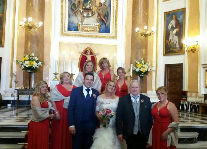 Tus damas de honor con el vestido... ¿rosa, azul o rojo? - 3