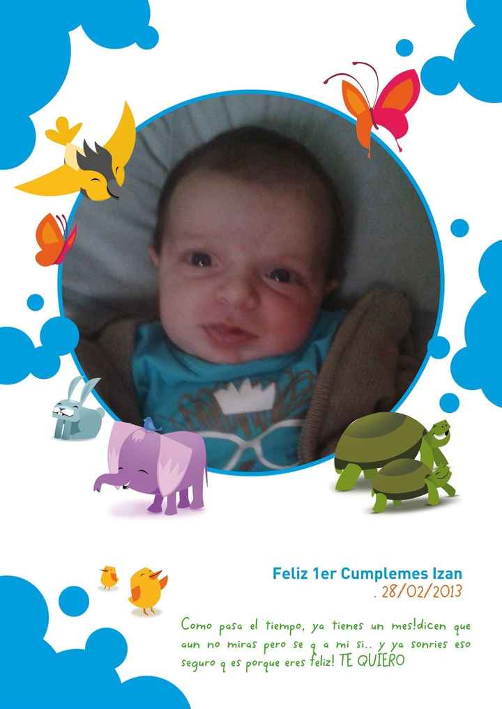 izan primer cumple mes