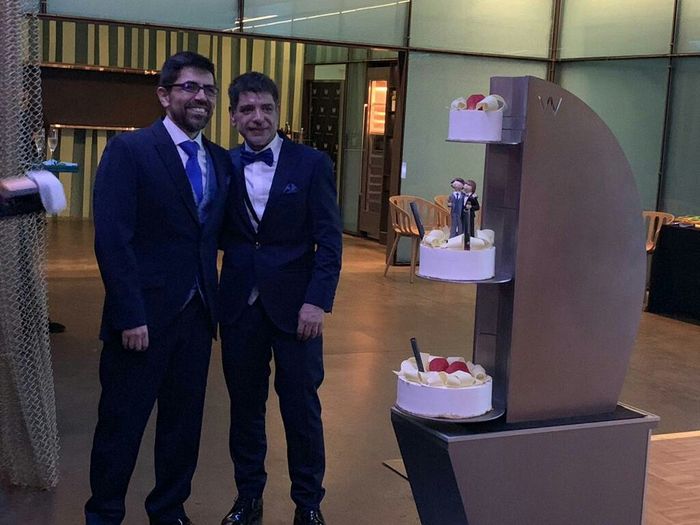 Boda con código de vestimenta de color 7