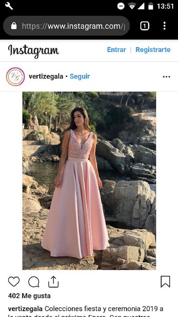 Vestidos de novia en rosa palo - 1