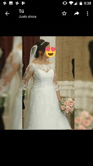 Mi vestido de novia, diadema y ramo de novia 2
