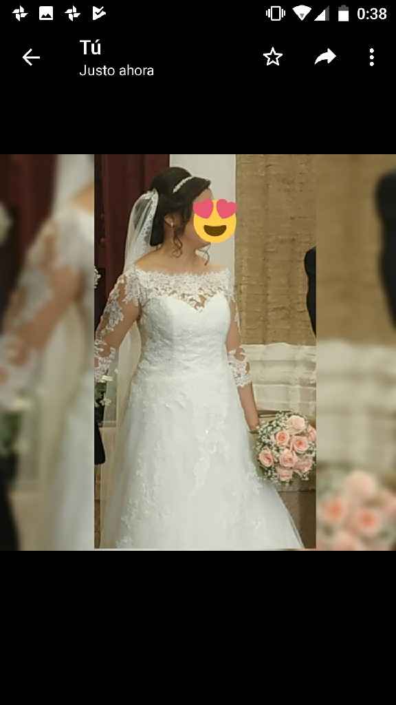 Mi vestido de novia, diadema y ramo de novia - 2