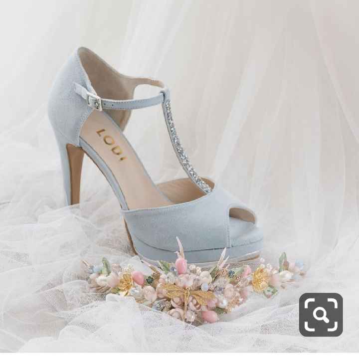 Zapatos novia azules - 2