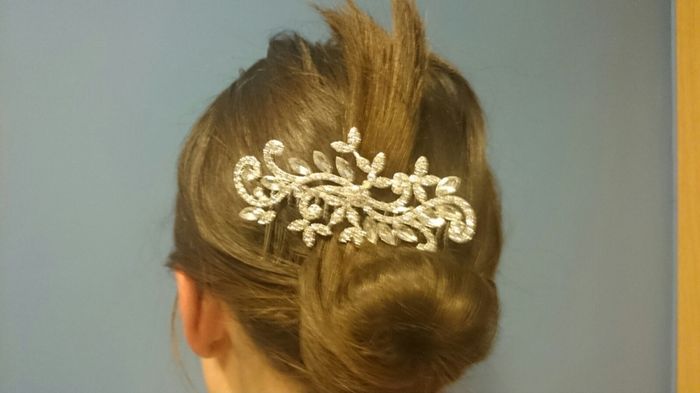 Peina de novia aliexpress preciosa y baratísima - 1