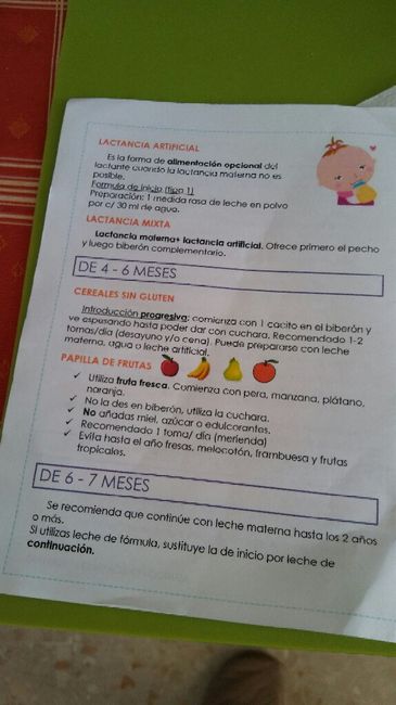 Comida/ alimentacion bebe 5 meses - 1