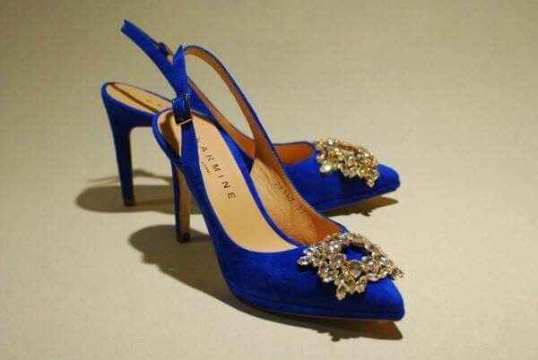 Zapatos novia azules - 1
