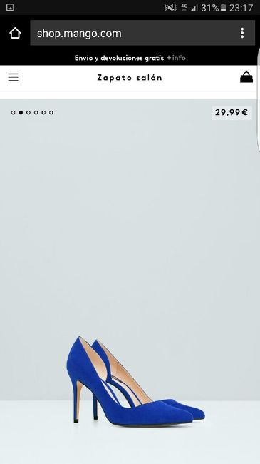 Zapatos novia azules - 1
