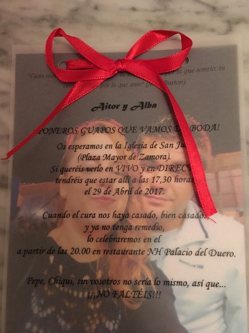 Invitaciones de boda - 1