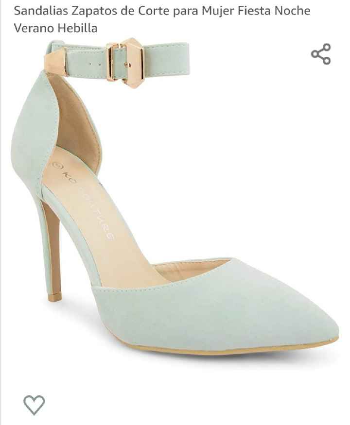Zapatos verde agua - 1