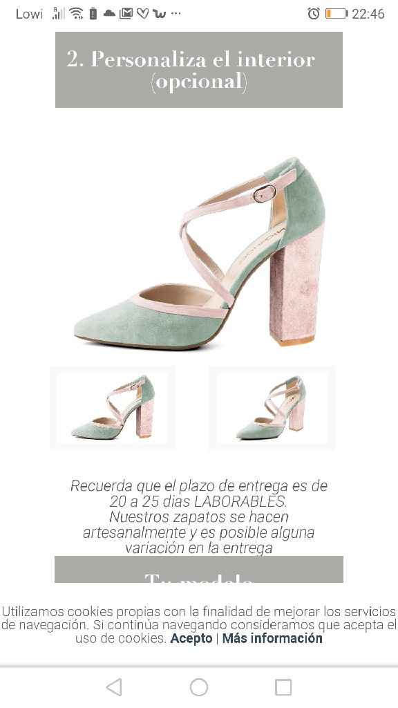Zapatos verde agua - 1