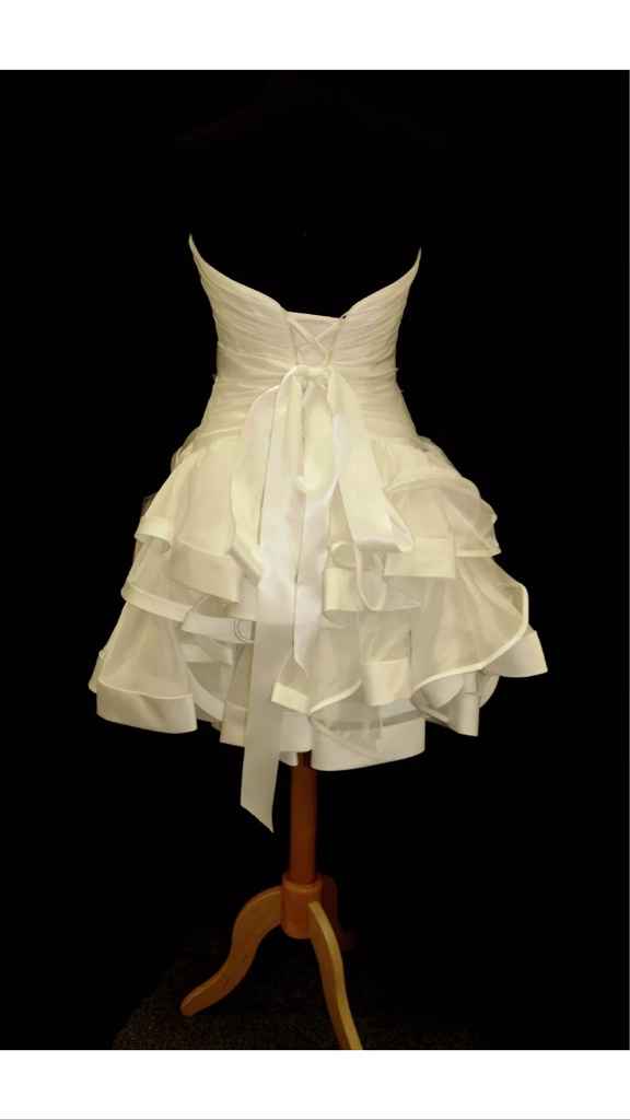 Vestido de novia corto (segundo vestido) - 2