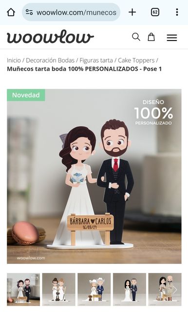 En búsqueda de muñecos personalizados tarta 3