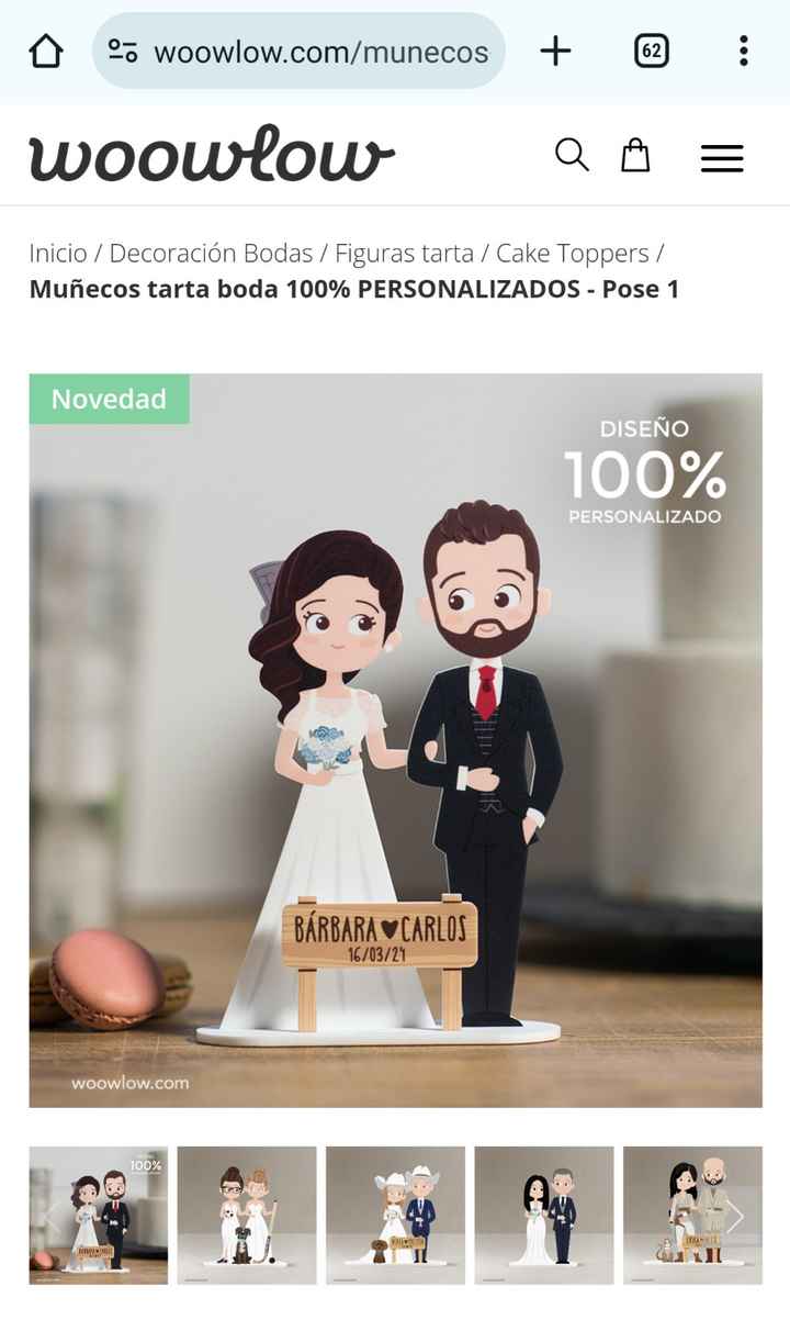 En búsqueda de muñecos personalizados tarta - 1