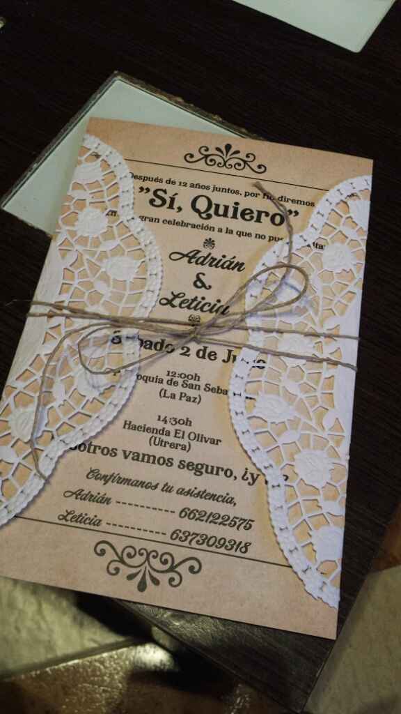 Mis invitaciones! !! - 1