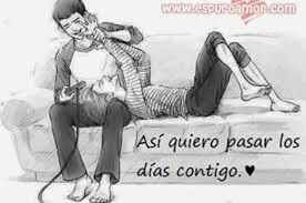 Dibujos parejas con frase - 6