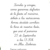 Cambio de boda de noche a boda de mañana - 1