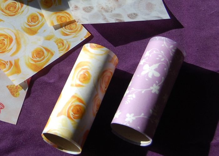 rollos papel forrados