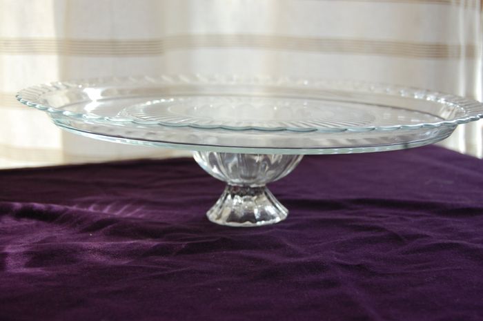 pedestal bajo plata grande