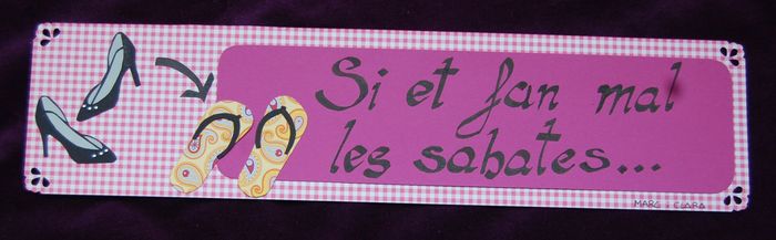 cartel cesta zapatos