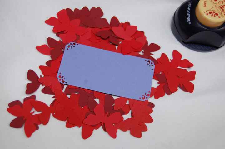 tarjetitas con bordes decorados