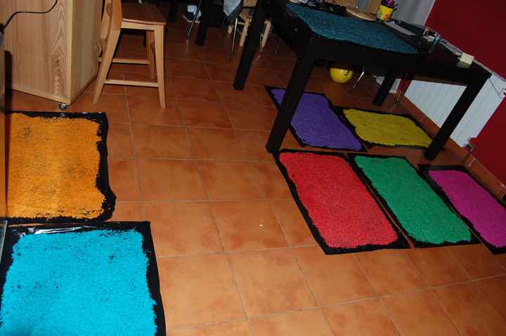 Arroz teñido