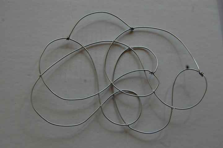 forma con alambre
